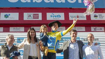 13/04/19 CICLISMO VUELTA AL PAIS VASCO
ITZULIA 2019
ION IZAGUIRRE ALEGRIA CELEBRACION GANADOR VUELTA CAMPEON