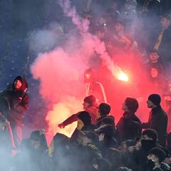 Violencia y balance dramático en el derbi de Roma