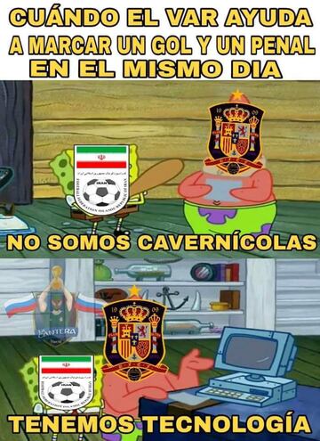 Los memes del empate entre España y Marruecos