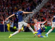 Gyökeres and Álvarez scored from the spot in a tactical Champions League battle now heading to London.