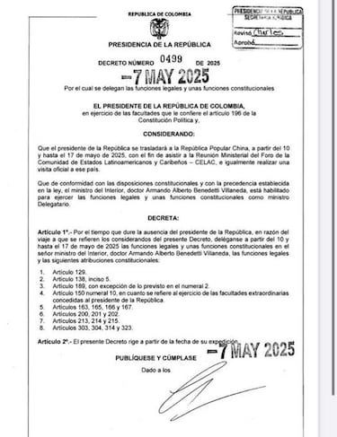 ¿Armando Benedetti será presidente encargado de Colombia? Esto dijo Gustavo Petro
