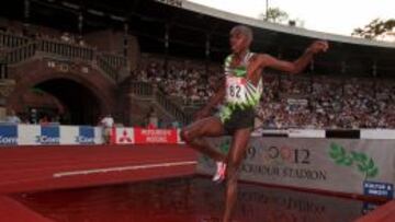 Kiptanui, cuando aún era un atleta en activo.