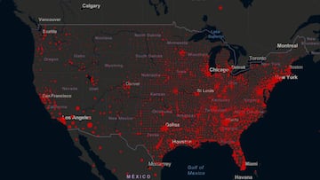 Los casos siguen bajando en la Uni&oacute;n Americana, esto gracias a que Florida, California y Texas lograron bajar sus contagios a menos de 3 mil. 