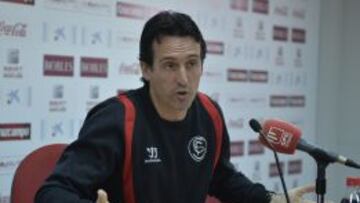 Unai Emery, técnico del Sevilla