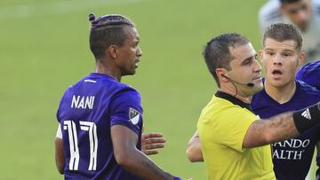 Luego de perder el encuentro de semifinales ante New England Revolution, Nani sali&oacute; entre l&aacute;grimas del partido luego de fallar un penal decisivo.