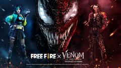 Free Fire arranca el evento especial de Venom Habrá Matanza; recompensas y fechas
