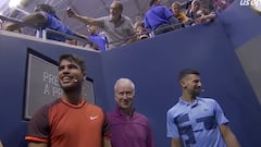 Where’d he go? Djokovic mysteriously vanishes on camera during Alcaraz moment