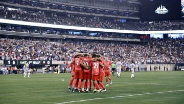 Imagen del Real Madrid-Roma disputado en Estados Unidos la semana pasada.