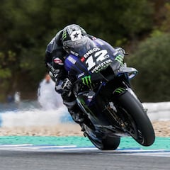 Maverick y Yamaha dan miedo: Márquez se lleva un gran susto