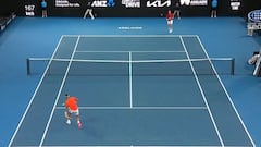 Llega con todo a Australia: el pelotazo de Nadal que Thiem ni siquiera vio