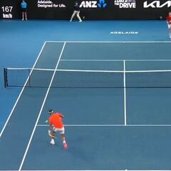 Que se agarren en Australia porque Nadal viene así: Thiem no vio ni la pelota