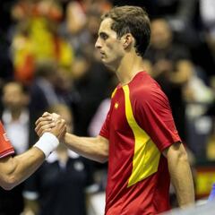 Albert Ramos: "Habría querido hacerle un partido largo"