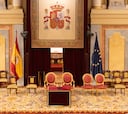 Así cambiará el Congreso de los Diputados para la jura de Leonor: 600 sillas aterciopeladas sin tribuna