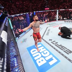 La UFC se rinde ante Topuria: noquea a Oliveira y se proclama doble campeón