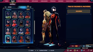 Trajes de Marvel's Spider-Man 2