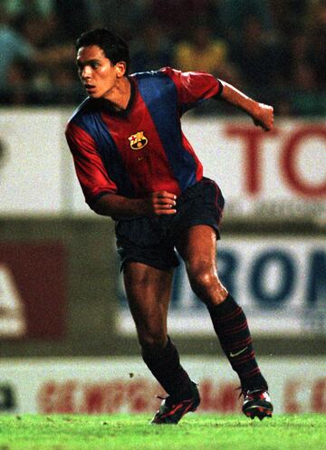 Llegó al Barcelona en 1996 y estuvo hasta 1999.