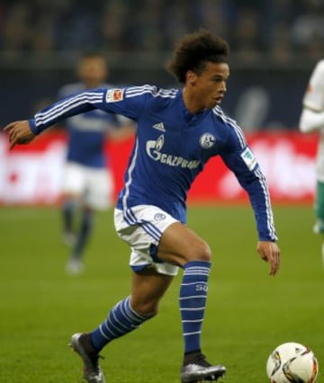 2. Leroy Sané (Alemania). Es volante y juega con regularidad en el Schalke 04. 