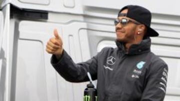 Hamilton, el domingo en Hungaroring.