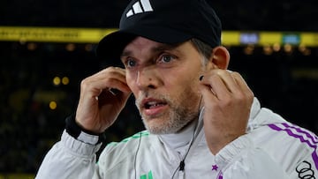 Soccer Football - Bundesliga - Borussia Dortmund v Bayern Munich - Signal Iduna Park, Dortmund, Germany - November 4, 2023 Bayern Munich coach Thomas Tuchel before the match REUTERS/Wolfgang Rattay DFL REGULATIONS PROHIBIT ANY USE OF PHOTOGRAPHS AS IMAGE SEQUENCES AND/OR QUASI-VIDEO.