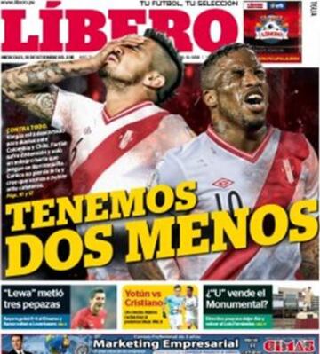 Portadas de la prensa deportiva