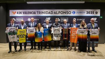 Valencia, Levante, Villarreal, Elche y Valencia Basket, hermanados por el Maratón
