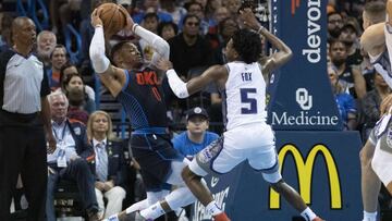 Westbrook vuelve a tope, pero los Thunder siguen perdiendo