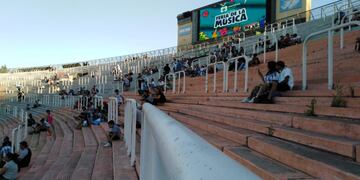 El color previo al Argentina vs México en Mendoza