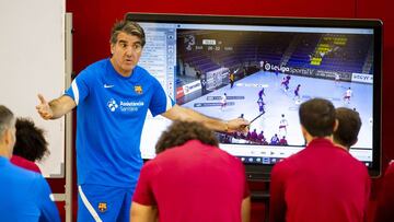 Ortega visita con el Barça al Veszprem que le hizo grande