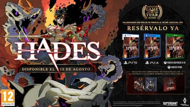 Hades en PS5 y Xbox Series X|S detalla rendimiento y ediciones físicas
