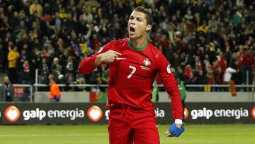 19/11/2013 PARTIDO FUTBOL VUELTA REPESCA MUNDIAL 2014 SUECIA - PORTUGAL
Alegria cristiano ronaldo
