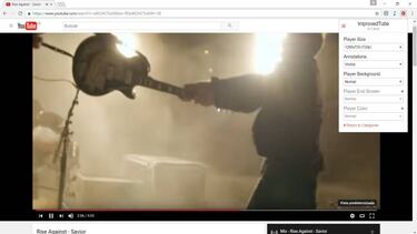 Modifica la apariencia de YouTube con una extensión de Chrome