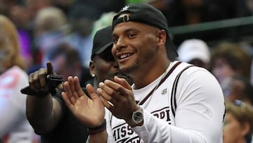 Dak Prescott se volvió loco con la victoria de Mississippi State