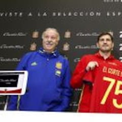 Del Bosque: diez debutantes del Barça por dos del Real Madrid
