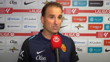 Jagoba Arrasate, entrenador del RCD Mallorca.