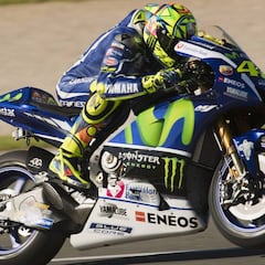 Rossi muestra su descontento con la nueva Yamaha