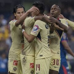 América golea 3-0 al Monterrey en la jornada 4 del Apertura 2018