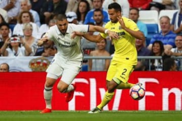 Benzema y Mario Gaspar.