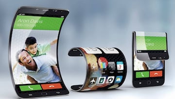 Samsung Galaxy X, aparece el diseño del primer móvil de pantalla flexible