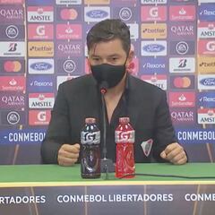 Gallardo: "River hizo un partido que dignifica la profesión"