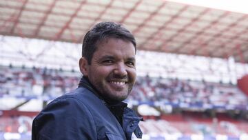   Nicolas Larcamon Puebla head coach during the game Toluca vs Puebla, corresponding to day 12 of the Torneo Clausura Grita Mexico C22 of Liga BBVA MX, at Nemesio Diez Stadium, on April 03, 2022.

<br><br>

Nicolas Larcamon Director Tecnico de Puebla  durante el partido Toluca vs Puebla, correspondiente a la jornada 12 del Torneo Clausura Grita Mexico C22 de la Liga BBVA MX, en el Estadio Nemesio Diez , el 03 de Abril de 2022.