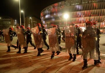 La batalla campal de Bilbao previo al partido de Europa League