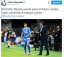 Míchel agradece a Manquillo su apoyo: "Suerte colchonero"