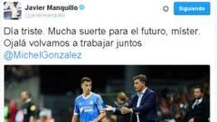 Míchel respondió al mensaje de Manquillo.