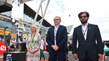 Stefano Domenicali (F1) y Mohammed Ben Sulayem (FIA). F1 2022.