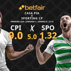 Casa Pia AC vs. Sporting CP: horario, dónde ver, estadísticas y pronósticos
