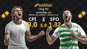 Casa Pia AC vs. Sporting CP: horario, dónde ver, estadísticas y pronósticos