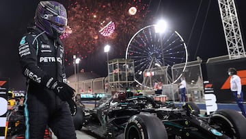 Lewis Hamilton (Mercedes W12). Bahréin, F1 2021.