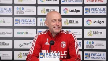 Calero: "Contra el Cartagena quiero sonrisas y no bostezos"