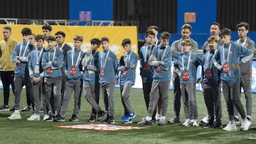 Equipo del Atlético de Madrid en LaLiga FC Futures.