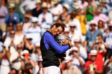 Nadal, con el trofeo de 2017.